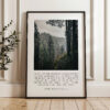 Henry David Thoreau Quote Print, Silver Falls State Park Oregon Photography, Nature Wall Art