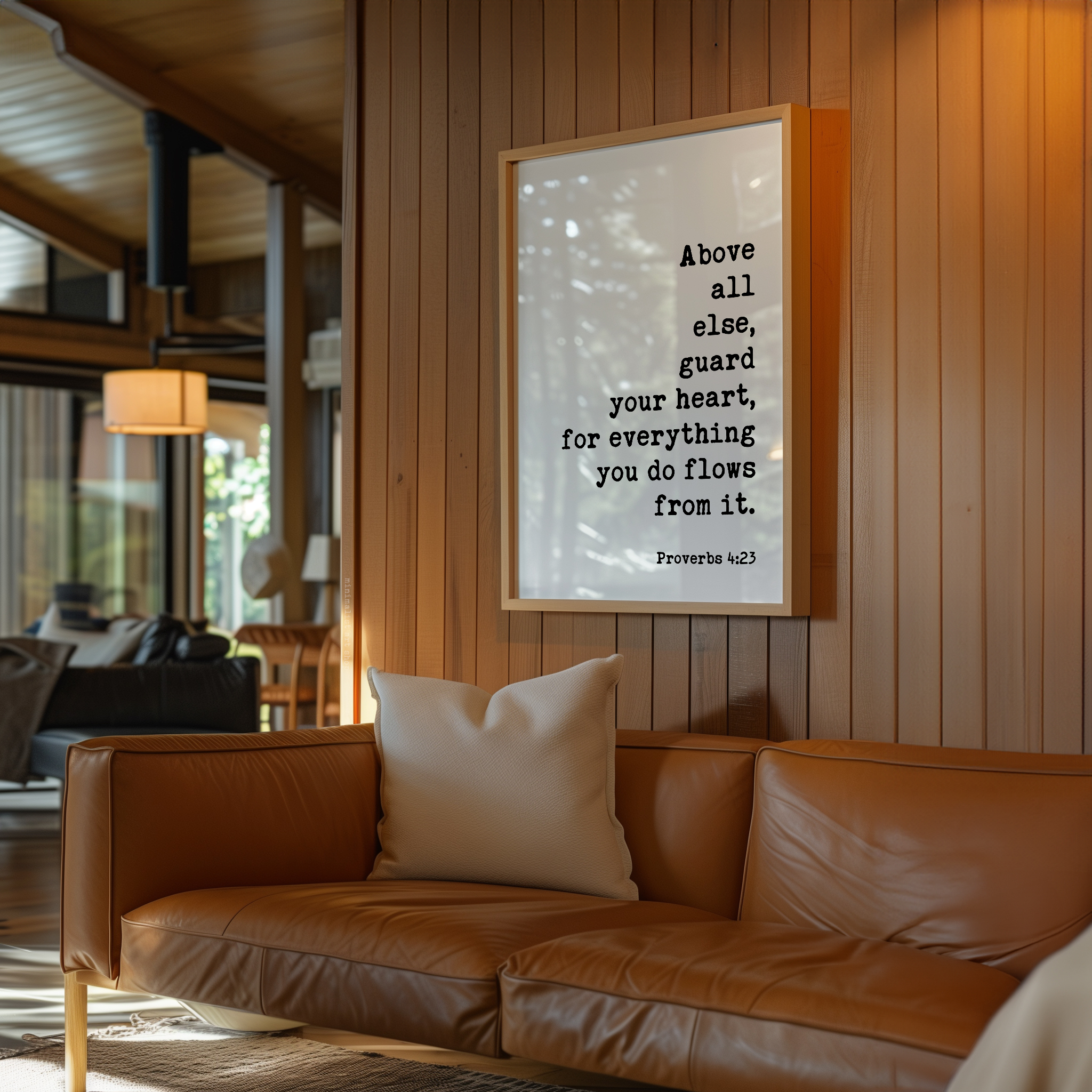 Proverbs 4:23 Art Print, Guard Your Heart Bible Verse Decor, Inspirational Christian Gift - Image 10