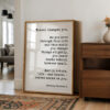Anthony Bourdain Quote Wall Art – “Travel Changes You” Typography Print