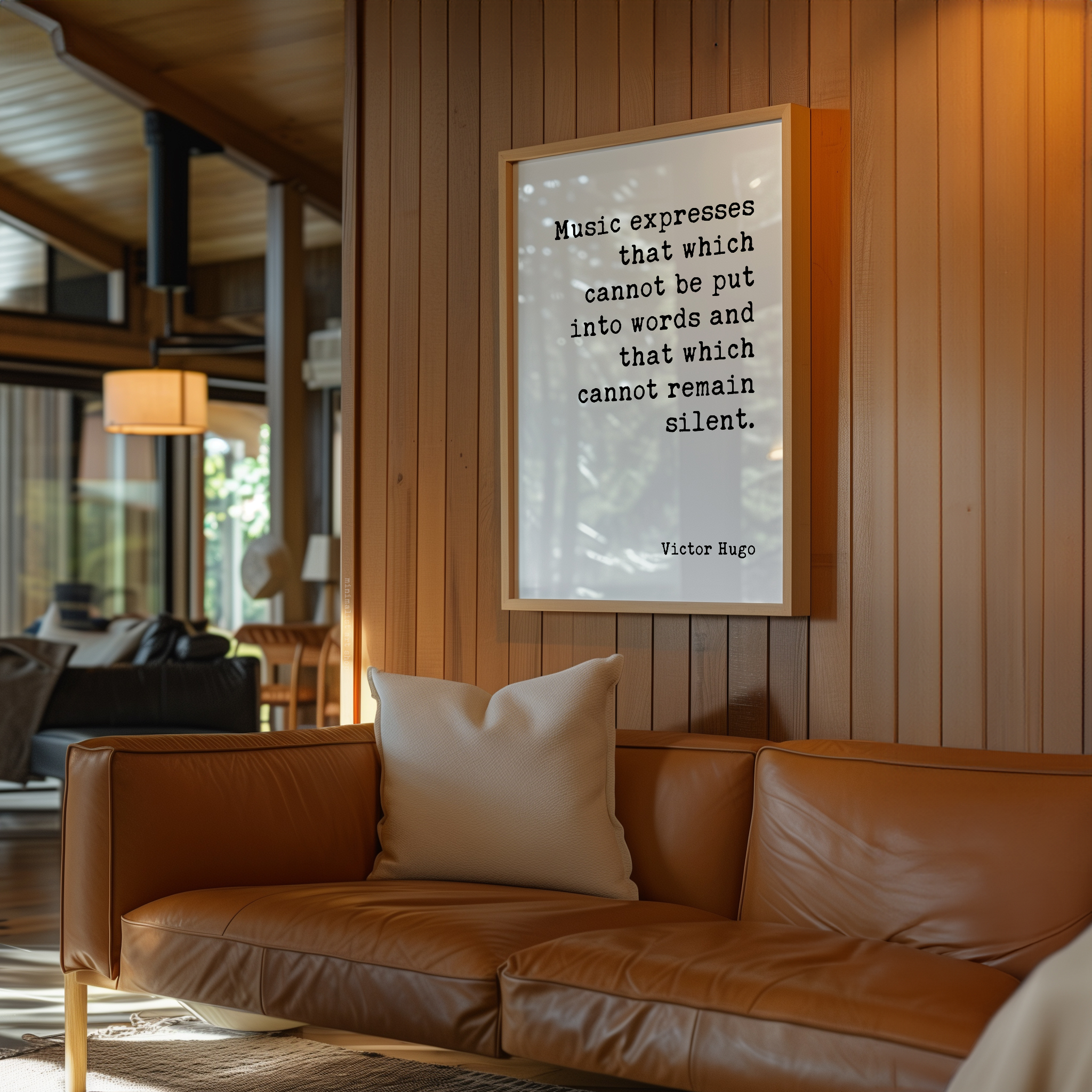 Victor Hugo Music Quote Print, Music Expresses That, Wall Art, Musician Gift, Typewriter Literary Decor - Image 8