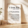 I Love You Without Knowing How • Pablo Neruda Poem • Typography Art Print • Anniversary Gift • Wedding • 100 Love Sonnets