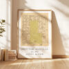 Grant Park, Atlanta, Georgia Vintage Map with GPS Coordinates                                          Minimalist Art Print