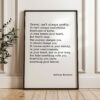 Anthony Bourdain Quote Travel isn’t always pretty... Typography Art Print Anthony Bourdain Quote Travel isn’t always pretty... Typography Art Print