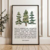Aldo Leopold Quote - Acts of creation are ordinarily reserved for gods and poets ... own a good shovel Typography Watercolor Art Print Aldo Leopold Quote - Acts of creation are ordinarily reserved for gods and poets ... own a good shovel Typography Watercolor Art Print