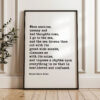 When anxious, uneasy and bad thoughts come, I go to the sea. - Rainer Maria Rilke Quote Typography Art Print When anxious, uneasy and bad thoughts come, I go to the sea. - Rainer Maria Rilke Quote Typography Art Print