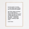 In the midst of winter, I found there was, within me, an invincible summer. - Albert Camus Quote Typography Art Print