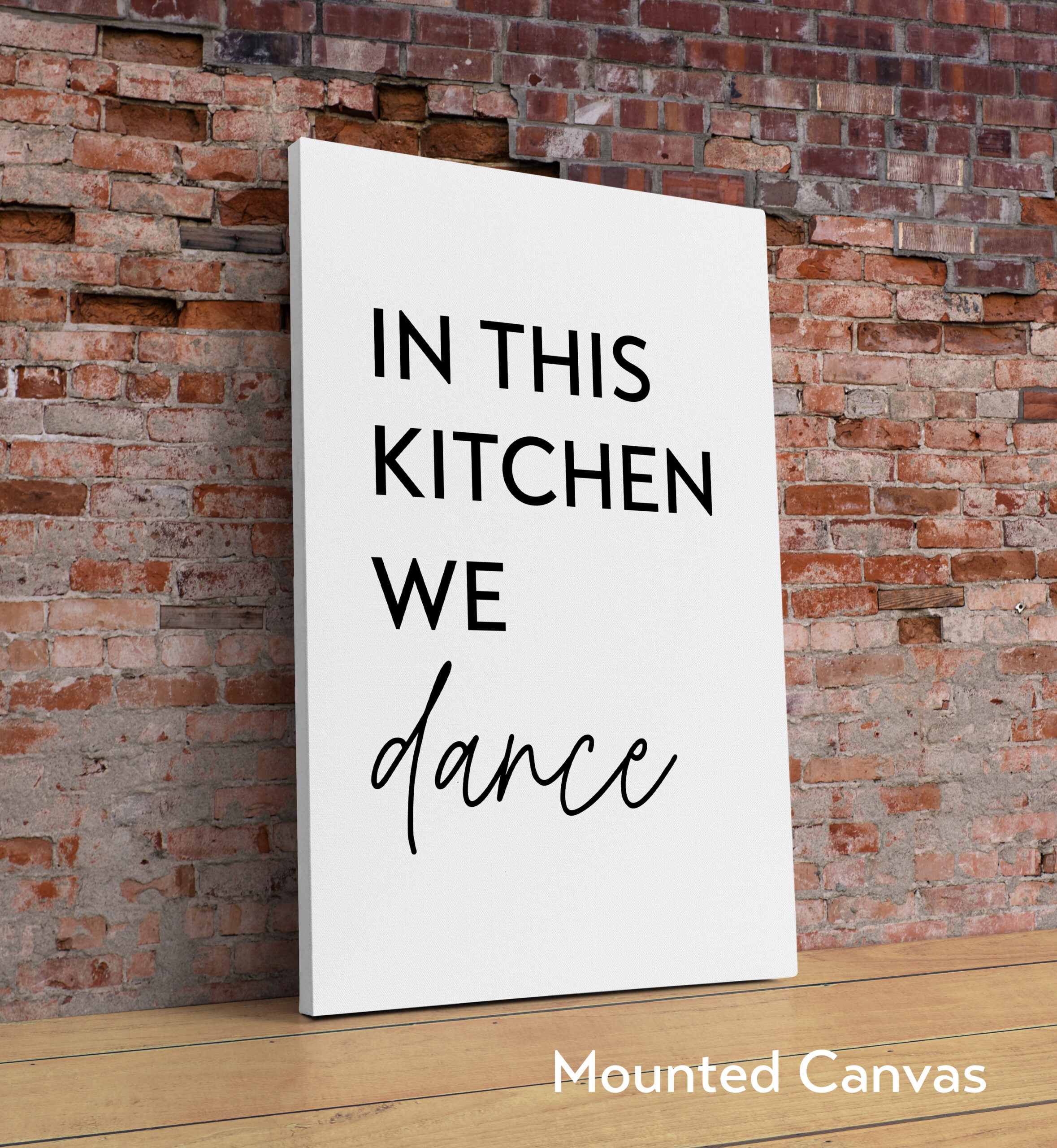 In This Kitchen We Dance Typography Art Print - Image 2