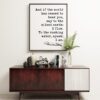 Let This Darkness Be a Bell Tower. - Rainer Maria Rilke Quote Typography Print -  Sonnets to Orpheus, And if the world has ceased hear you.