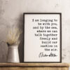 Bram Stoker Dracula Quote Art Print - I am longing to be with you, and by the sea, where we can talk together. - Love quotes, Book Quotes