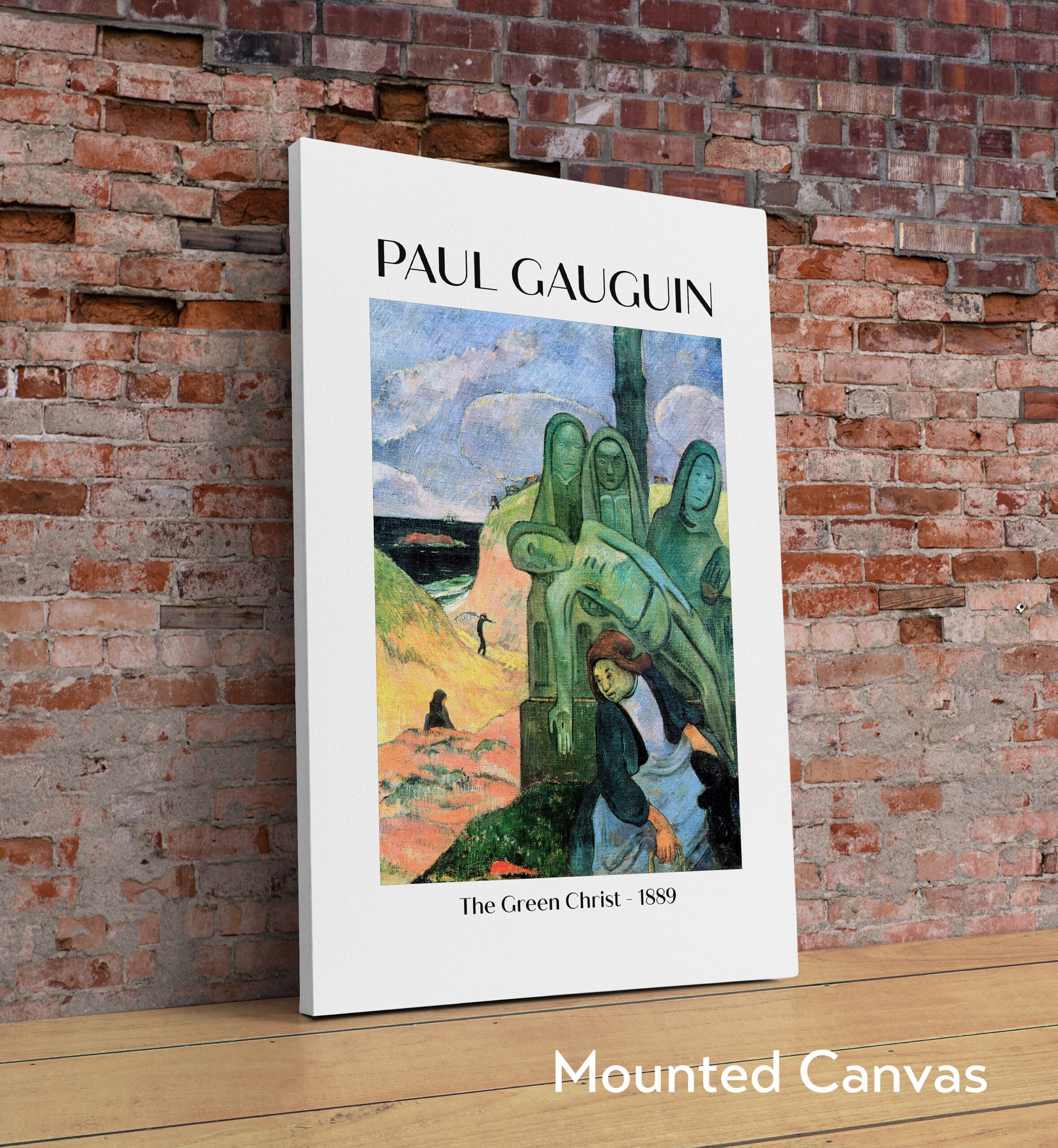 The Green Christ Art Print by Paul Gauguin - 1889 - Symbolism - Wall Art - Home Decor - Farmhouse Decor - Image 3
