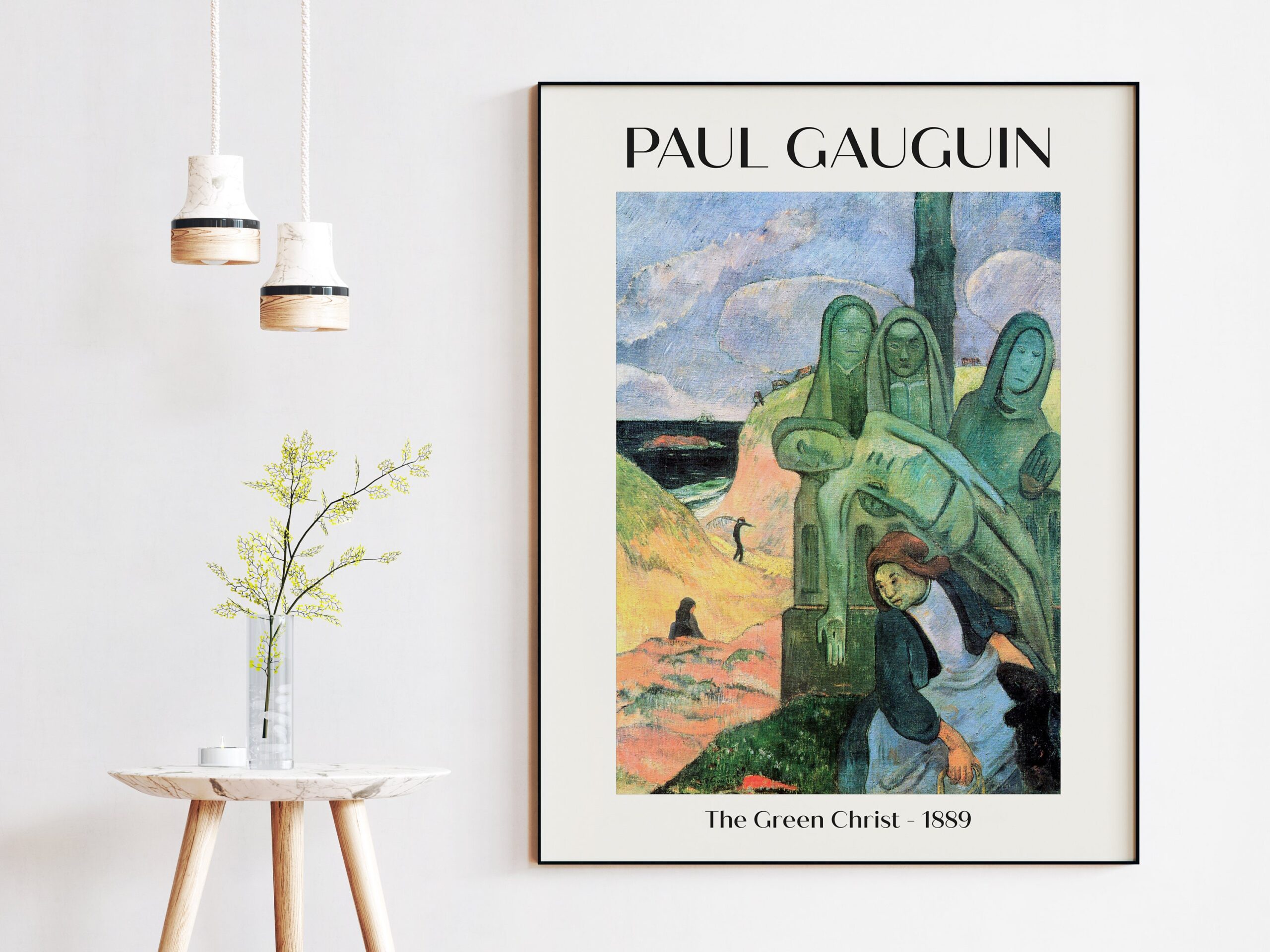 The Green Christ Art Print by Paul Gauguin - 1889 - Symbolism - Wall Art - Home Decor - Farmhouse Decor - Image 2