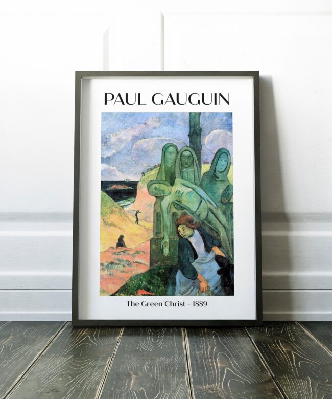 The Green Christ Art Print by Paul Gauguin - 1889 - Symbolism - Wall Art - Home Decor - Farmhouse Decor