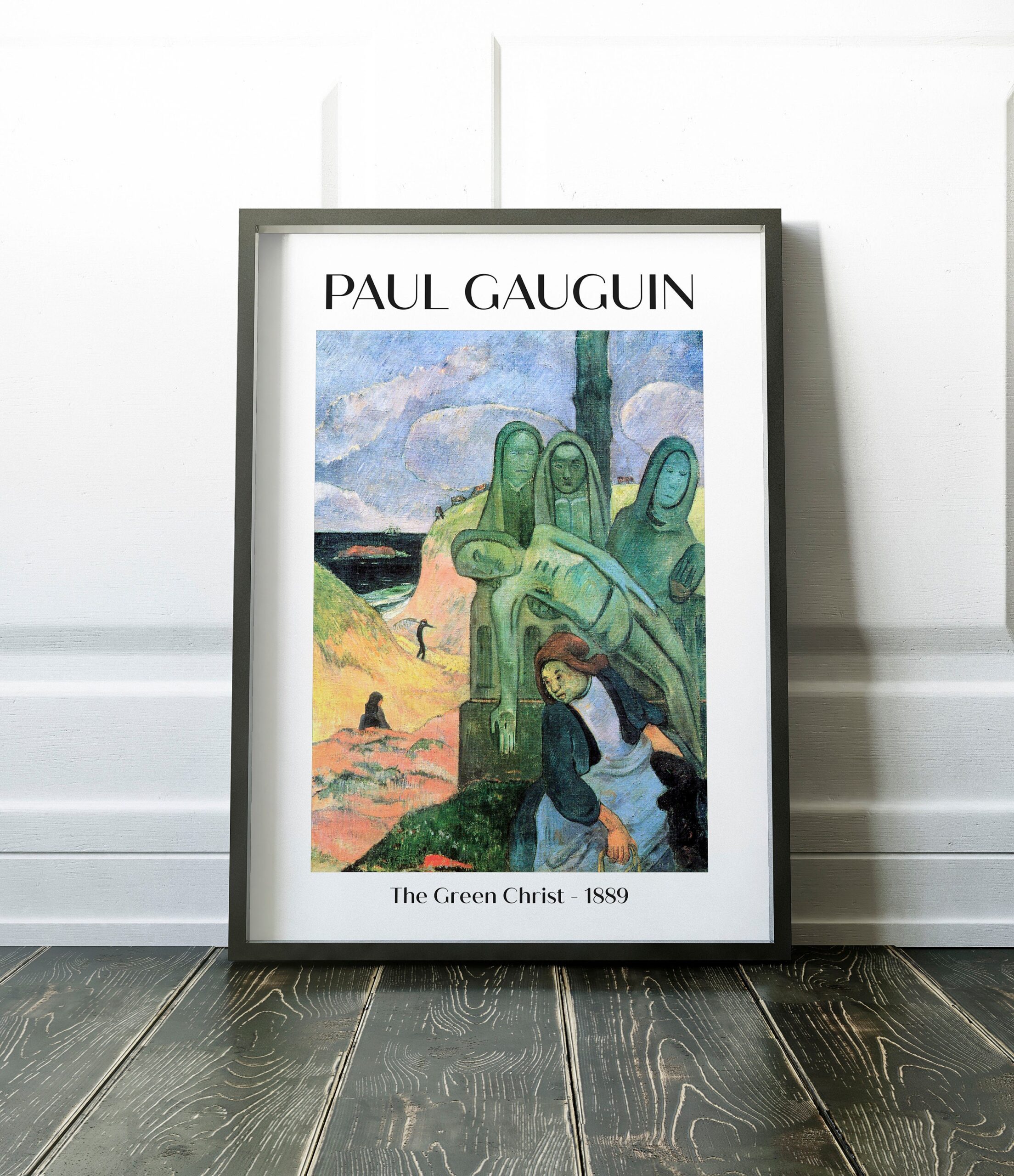 The Green Christ Art Print by Paul Gauguin - 1889 - Symbolism - Wall Art - Home Decor - Farmhouse Decor
