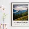 Dog Mountain, Wa at the Columbia River Gorge with GPS Coordinates Art Print - Travel - Hiking - Nature -Flowers - Explore - Photography Dog Mountain, Wa at the Columbia River Gorge with GPS Coordinates Art Print - Travel - Hiking - Nature -Flowers - Explore - Photography