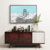 St. John's Bridge - Portland Oregon - Skyline Vintage Design Minimalist Art Print – St. John's Poster Art Print - Portland Oregon Print St. John's Bridge - Portland Oregon - Skyline Vintage Design Minimalist Art Print – St. John's Poster Art Print - Portland Oregon Print