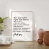 Charles Spurgeon Quote - Have your heart right with Christ, and he will visit you often... Typography Art Print - Christian Gift, Wall Decor