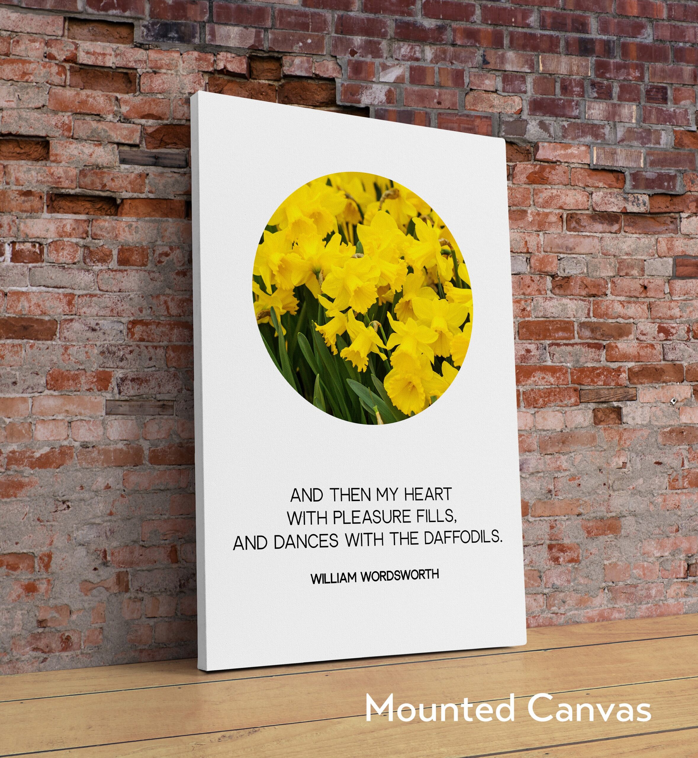 William Wordsworth Daffodils Poem - I Wandered Lonely as a Cloud Art Print - Daffodils Photo - Inspirational Poem - Poetry Wall Art Print - Image 2