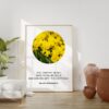 William Wordsworth Daffodils Poem - I Wandered Lonely as a Cloud Art Print - Daffodils Photo - Inspirational Poem - Poetry Wall Art Print