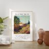 Isaiah 58:11 - The Lord will guide you always; he will satisfy your needs ... Art Print - Featuring Landscape 1925-1928 - Vincent Van Gogh