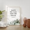 Pythagoras Quote - Leave the road, take the trails. Typography Art Print with Watercolor Trees Pythagoras Quote - Leave the road, take the trails. Typography Art Print with Watercolor Trees