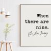 When There Are Nine - Ruth Bader Ginsburg Quote Typography Art Print When There Are Nine - Ruth Bader Ginsburg Quote Typography Art Print