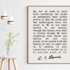 C.S. Lewis quote -Ah, but we want so much more. Art Print - The Weight of Glory - Religious Quotes - Inspirational - Spiritual