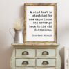 Oliver Wendell Holmes, Jr. Quote - A mind that is stretched by new experience. Art Print - Travel Quotes - Nursery Art - Adventure Quotes