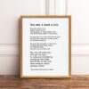 Rainer Maria Rilke Quote - You see, I want a lot. Art Print - Friendship Gift, Wall Décor, Never Too, Encouragement, Affirmation, Minimalist