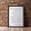 F. Scott Fitzgerald Quote - She was beautiful but not like those girls in the magazines - Inspirational Print Gift - Minimalist Wall Decor