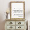 Anthony Bourdain Travel Changes You Quote Art Print -  Leaves marks on you - Personal Growth - Wisdom - Travel Quotes Art