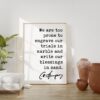 Charles Spurgeon Quote We are too prone to engrave our trials in marble and write our blessings in sand. Art Print - Religious - Spiritual