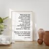 J.R.R. Tolkien Quote - That House Was A Perfect House - Typography Art Print