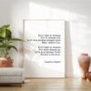 Langston Hughes Poem - Dreams - Hold Fast to Dreams Typography Art Print