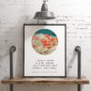 I wish I were a girl again, half savage and hardy, and free. - Emily Brontë, Wuthering Heights Typography Print - Book Quotes Art Print