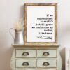 Rainer Maria Rilke Quote - If we surrendered to earth’s intelligence we could rise up rooted, like trees. Typography Art Print - Poem Art