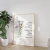 Proverbs 4:23 - Above all else, guard your heart, for everything you do flows from it. Typography Art Print with Wildflowers Proverbs 4:23 - Above all else, guard your heart, for everything you do flows from it. Typography Art Print with Wildflowers
