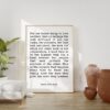 Rainer Maria Rilke Quote - For one human being to love another; that is perhaps the most difficult of all our tasks. Art Print - Love