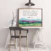 Psalm 61:2 When My Heart is Overwhelmed Lead Me to the Rock that is Higher Than I - Bible Verse - Christian Wall Art - Scripture Art