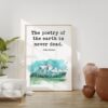 The poetry of the earth is never dead. John Keats Quote Art Print - Watercolor Mountain - Nature Lover - Environmentalism - Outdoors The poetry of the earth is never dead. John Keats Quote Art Print - Watercolor Mountain - Nature Lover - Environmentalism - Outdoors