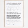 you shall above all things be glad and young Poem by e.e. cummings Typography Art Print