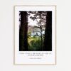 Henry David Thoreau Quote - I took a walk in the woods and came out taller than the trees. Typography Art Print - Oregon Coast - Heceta Head