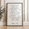 Psalm 91:9-10 If you make the Lord your refuge, if you make the Most High your shelter,... Typography Art Print Psalm 91:9-10 If you make the Lord your refuge, if you make the Most High your shelter,... Typography Art Print