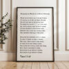 Stopping By Woods On A Snowy Evening Poem by Robert Frost Typography Art Print