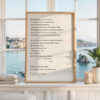 E E Cummings The Moon Looked Into My Window Print, Poetry Wall Art, Literary Typography Decor