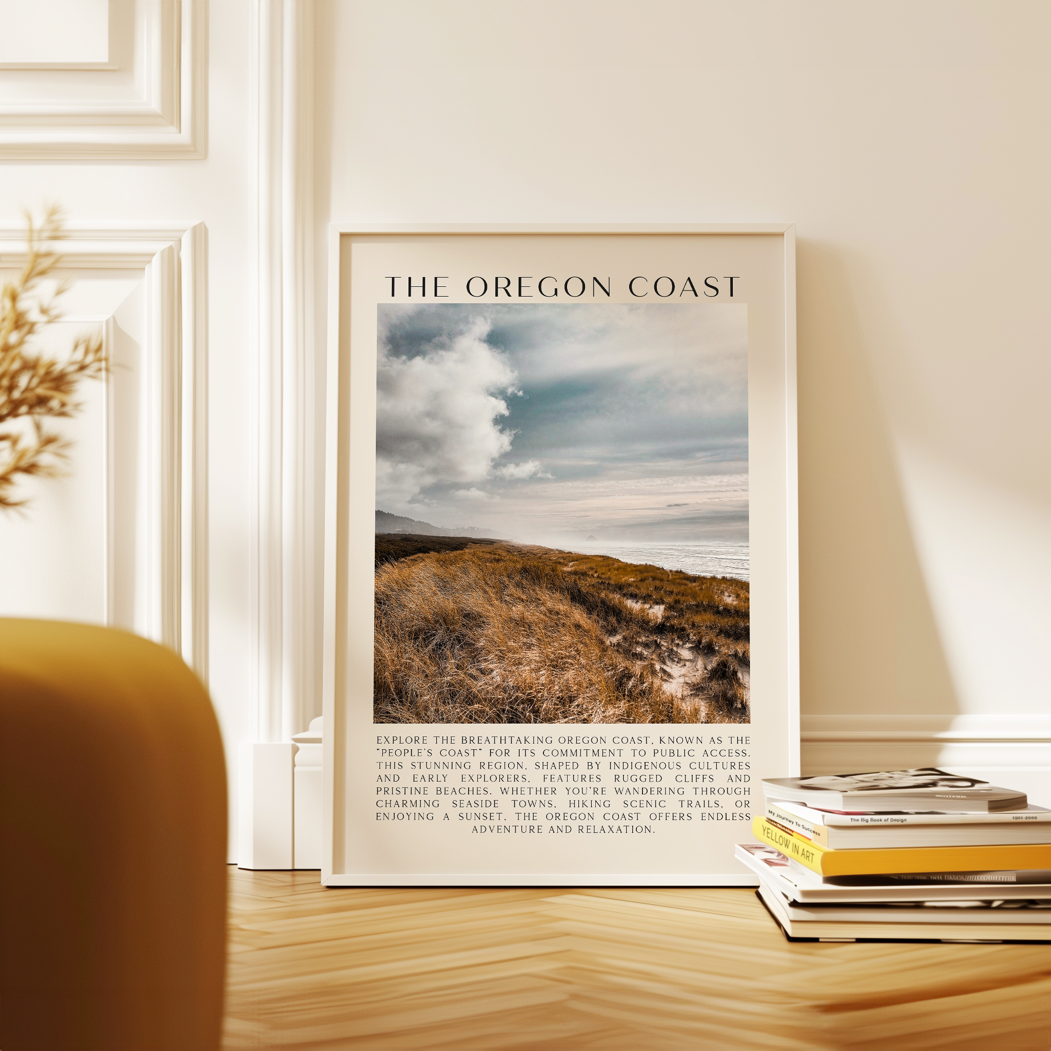 The Oregon Coast Typography Art Print • Sitka Sedge • Cape Kiwanda • Photo • Travel • The People's Coast - Image 5