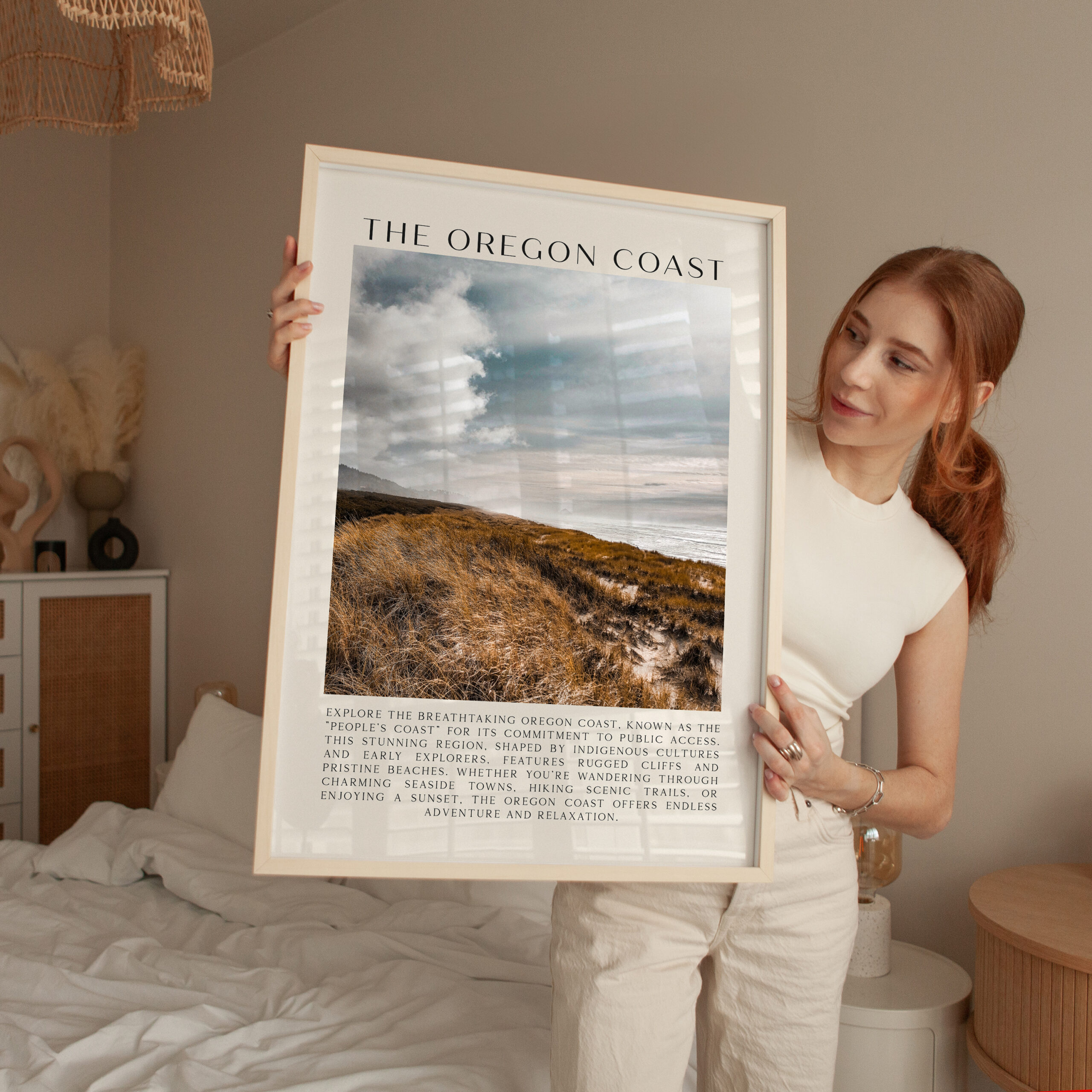 The Oregon Coast Typography Art Print • Sitka Sedge • Cape Kiwanda • Photo • Travel • The People's Coast - Image 3