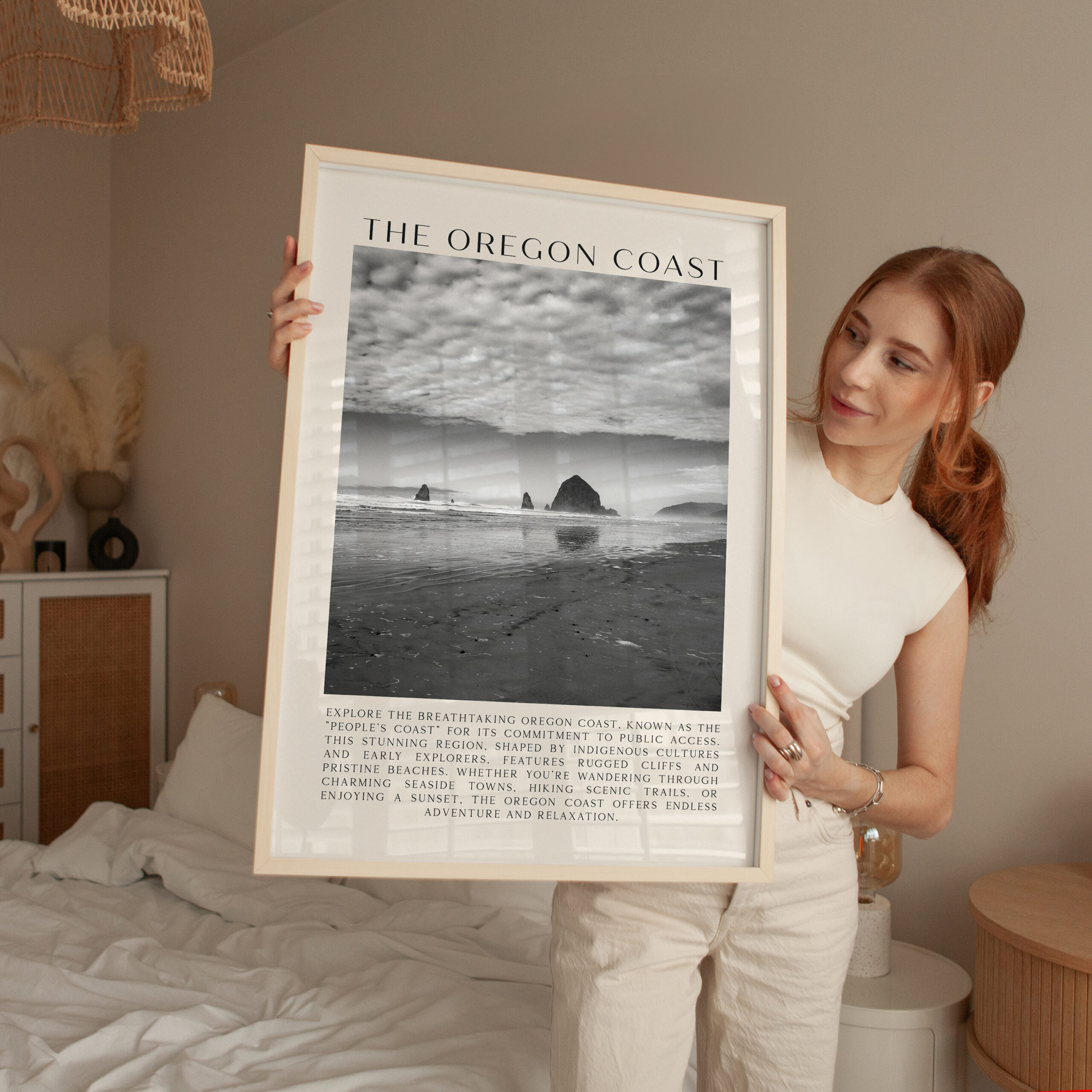 The Oregon Coast Typography Art Print • Cannon Beach • Photo • Travel • The People's Coast - Image 3
