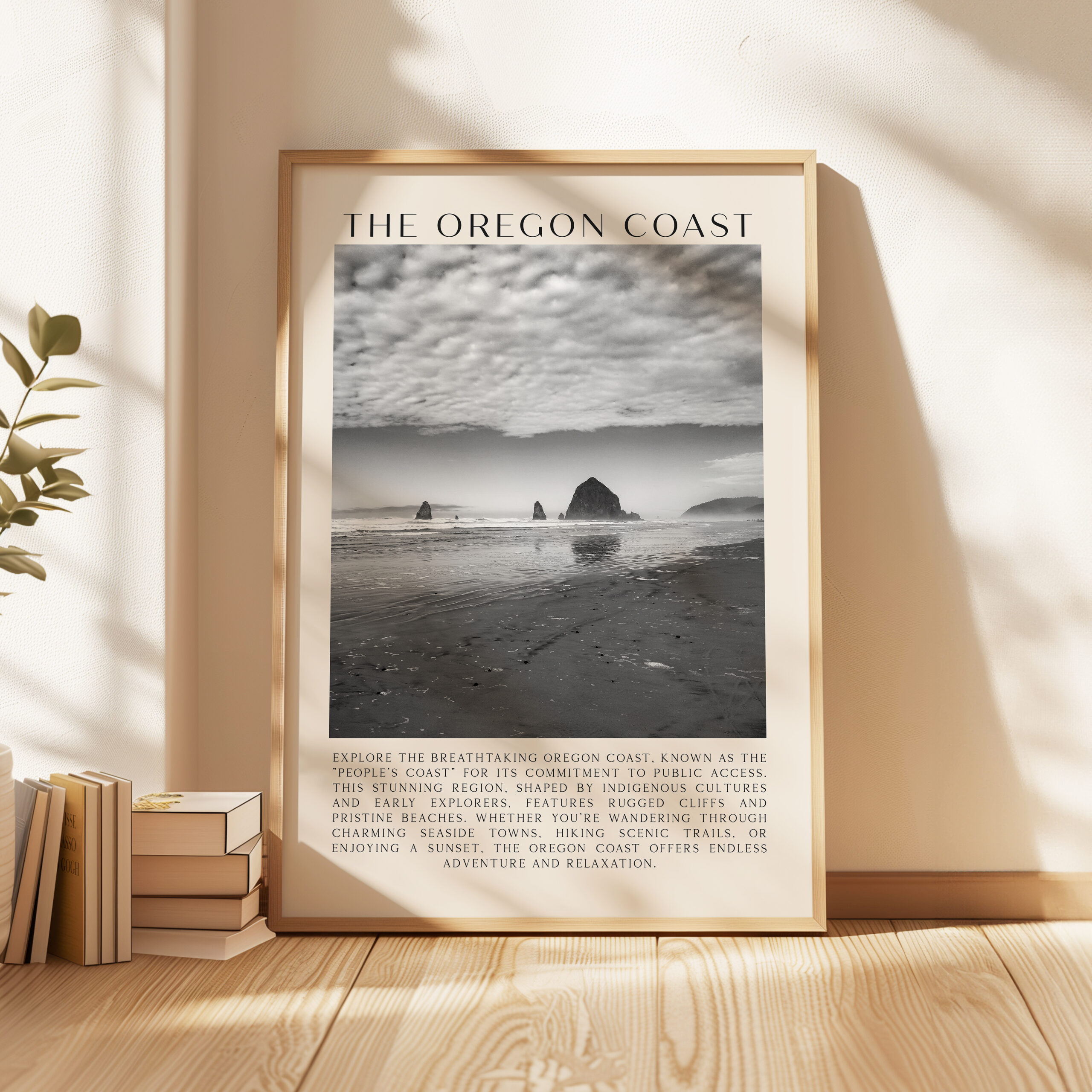 The Oregon Coast Typography Art Print • Cannon Beach • Photo • Travel • The People's Coast - Image 4