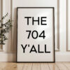 The 704 Y'all Minimalist Typography Art Print • Charlotte, North Carolina • Original Area Code • History • Culture The 704 Y'all Minimalist Typography Art Print • Charlotte, North Carolina • Original Area Code • History • Culture