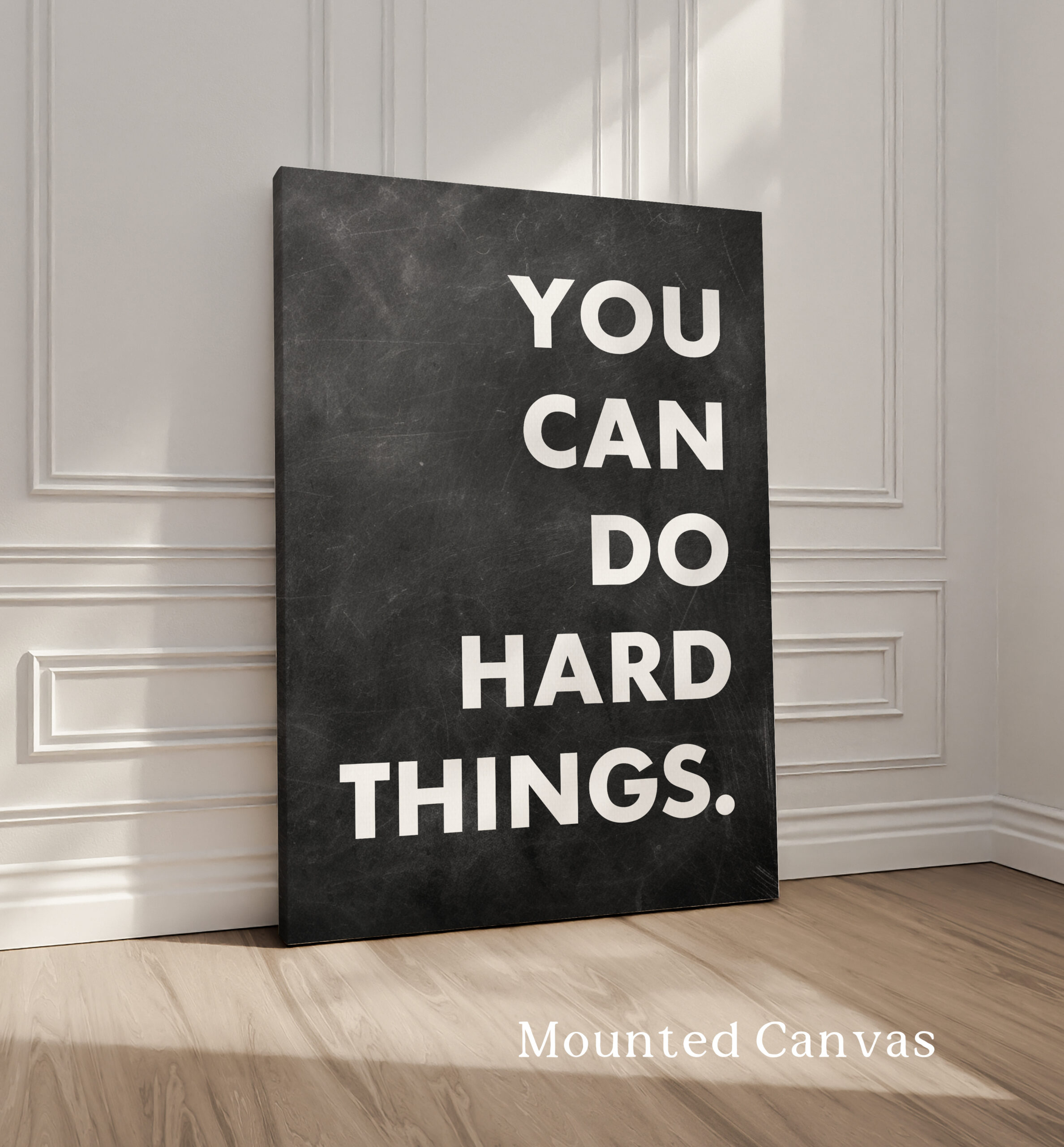 You Can Do Hard Things. Quote Typography Art Print - Image 2